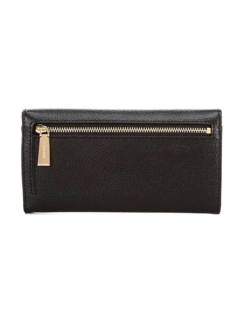 Michael Kors Women's Jet Set Charm Large Leather Trifold Wallet Black